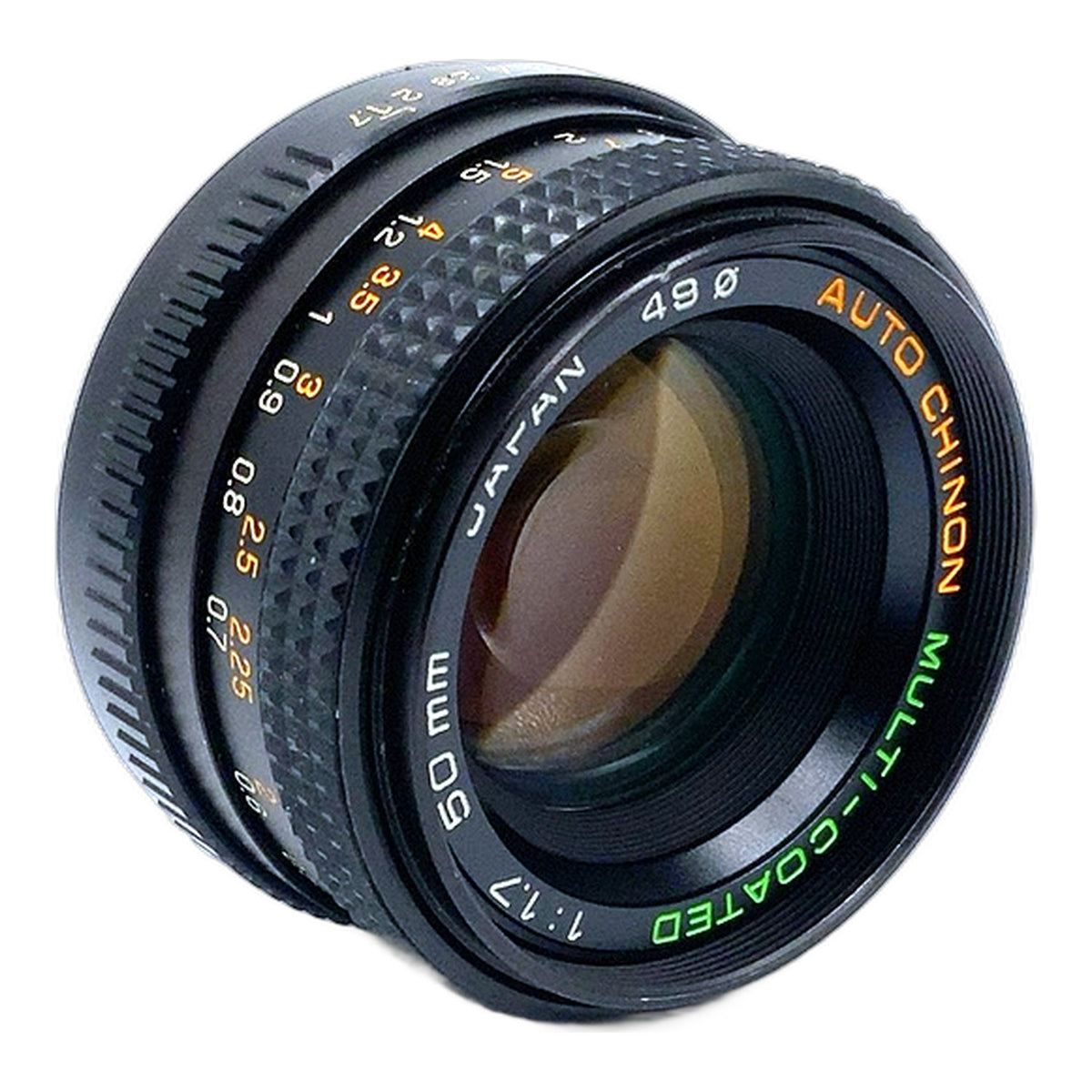 Chinon Multi-Coated Auto 50mm 1:1.7 Objektiv manuell Festbrennweite (Pentax K)