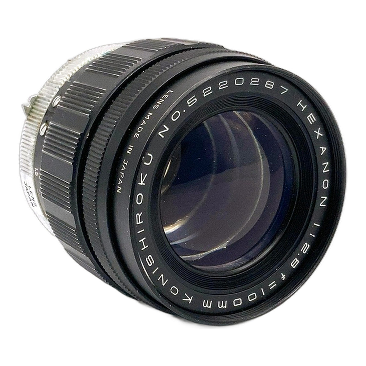 Konishiroku Hexanon 100mm 1:2.8 Objektiv manuell Festbrennweite (Konica F)