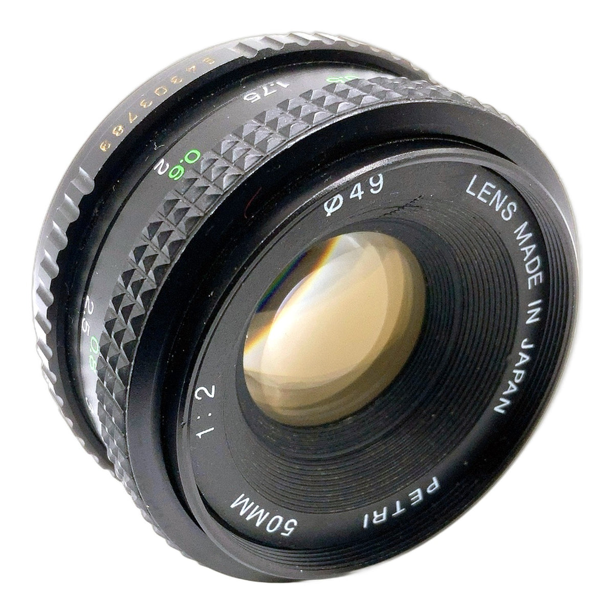 Petri 50mm 1:2 Objektiv MF Manual Focus manuell Festbrennweite (Pentax K) Pilz!