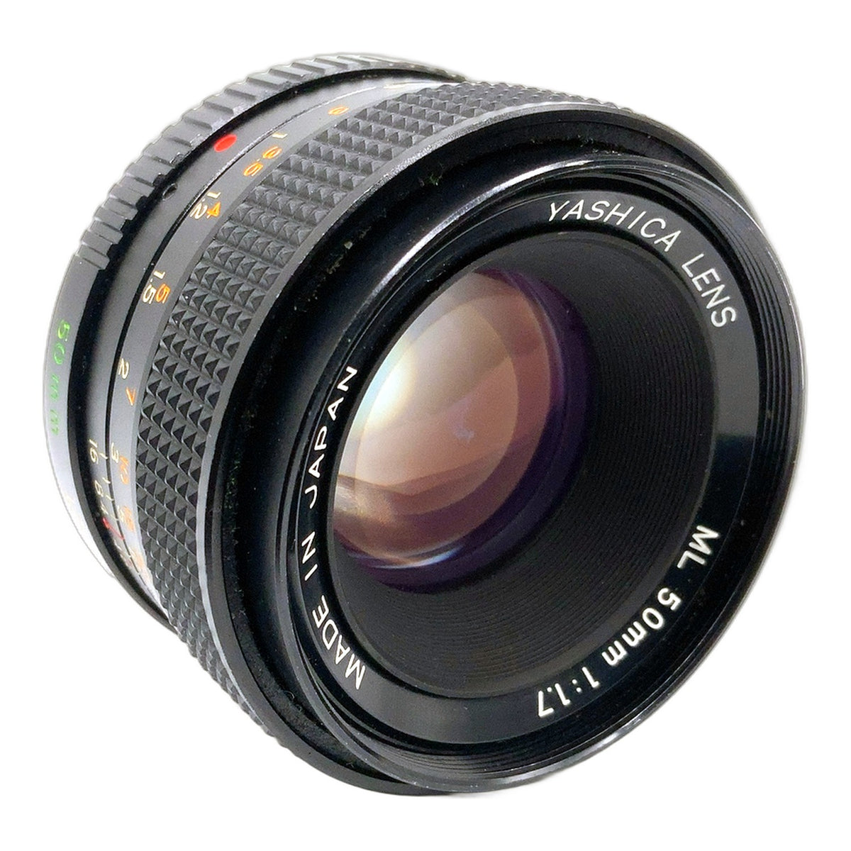 Yashica ML 50mm 1:1.7 Objektiv manuell Festbrennweite (Yashica/Contax) Nebel!
