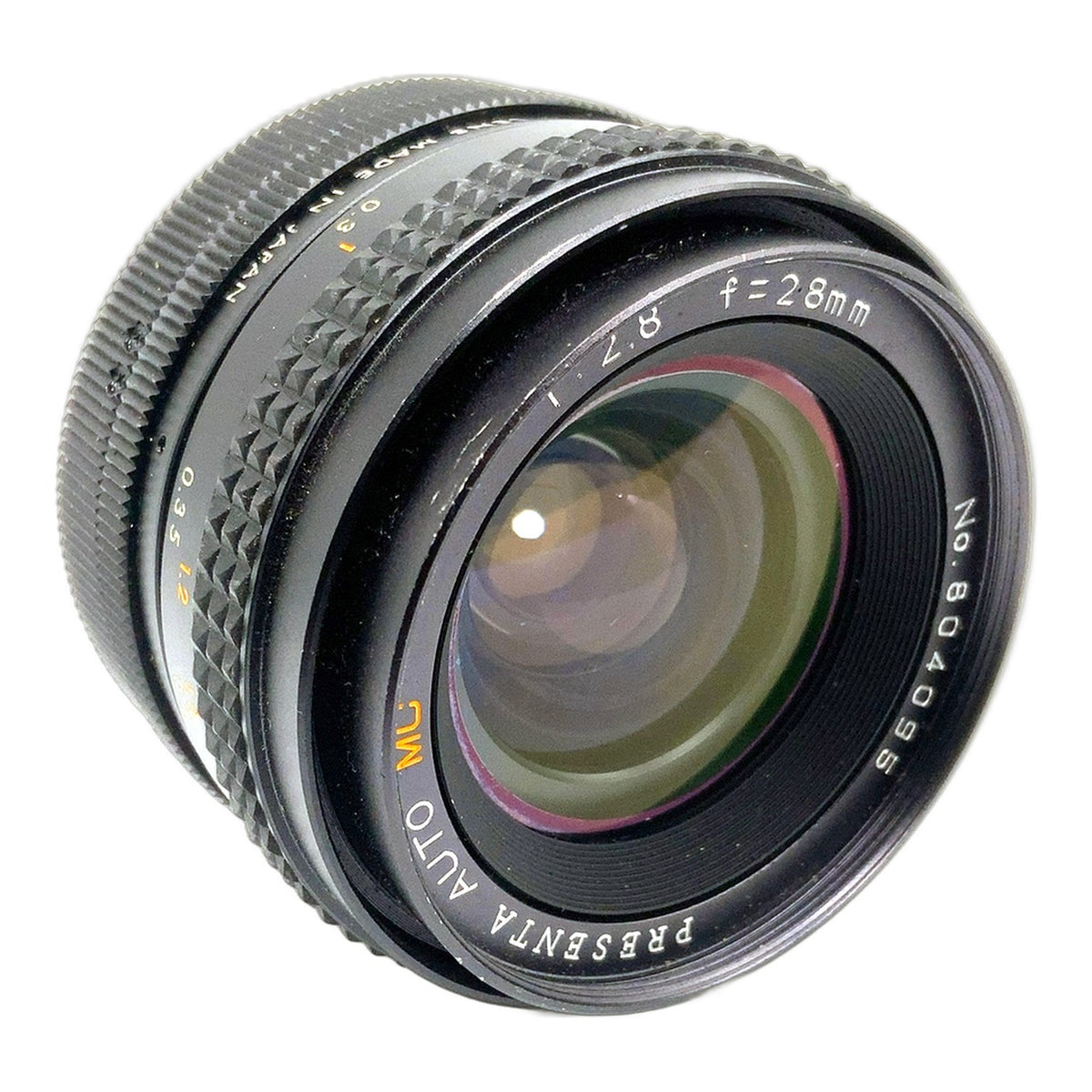 Presenta Auto MC 28mm 1:2.8 Objektiv Manual Focus manuell Festbrennweite (M42)