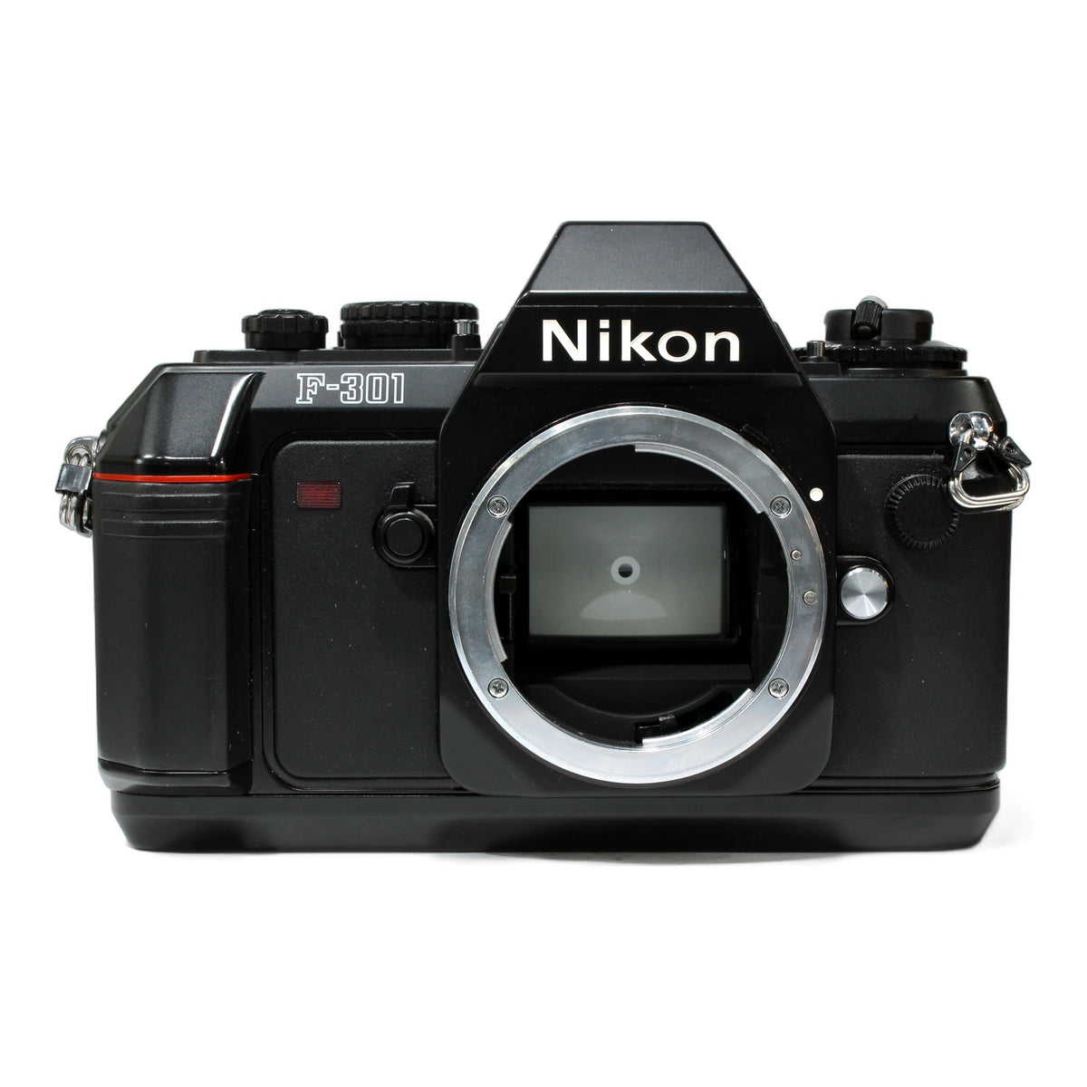 Nikon F-301 SLR mit Rückwand MF-19 Spiegelreflexkamera Analogkamera (Nikon F)