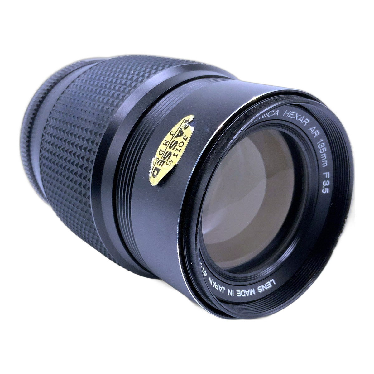 Konica Hexar AR 135mm 1:3.5 Objektiv manuell Festbrennweite (Konica AR) Pilz!