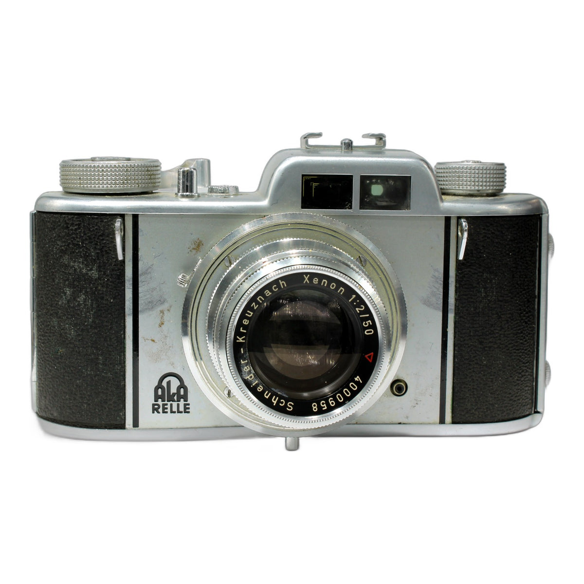 Aka Akarelle Sucherkamera mit Xenon 50mm 1:2 Prontor-SVS Viewfinder Camera