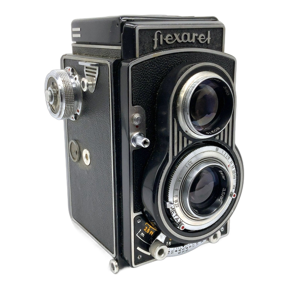 Meopta Flexaret S Standard TLR mit Belar 80mm 1:3.5 zweiäugige Kamera