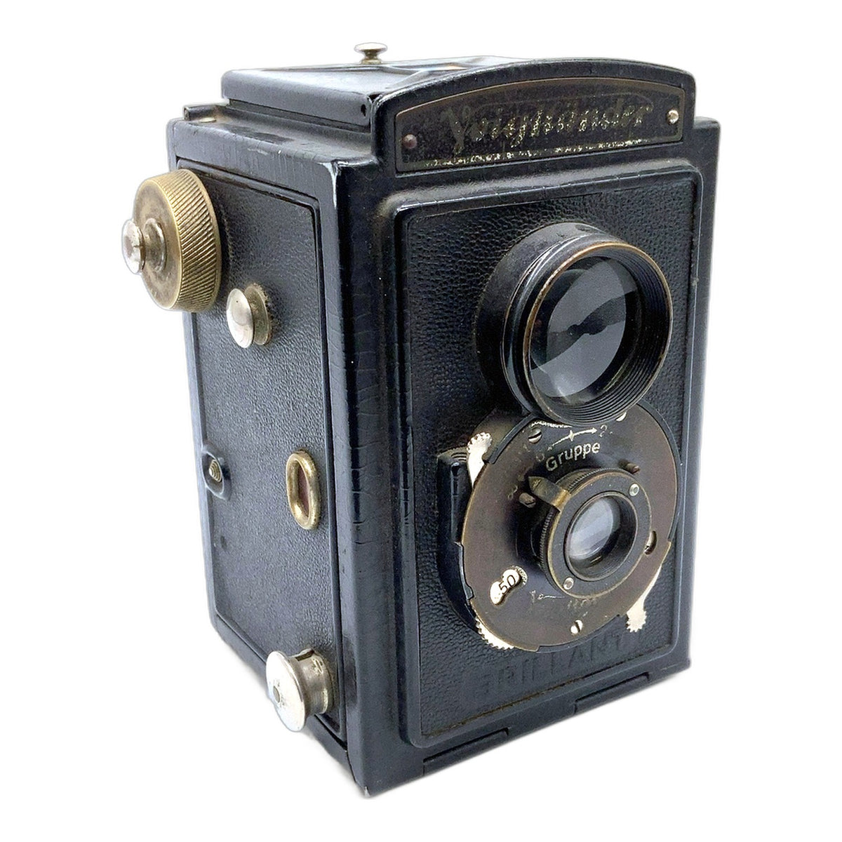Voigtländer Brillant TLR mit Anastigmat Voigtar 1:7.7 F=7,5cm zweiäugige Kamera