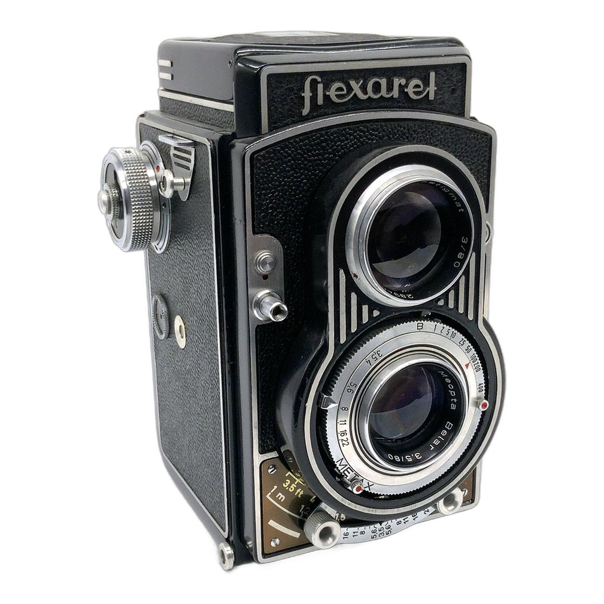 Meopta Flexaret S Standard TLR mit Belar 80mm 1:3.5 zweiäugige Kamera