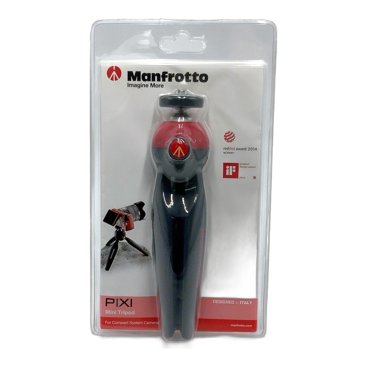 Manfrotto Pixi mini Tripod Stativ Schwarz OVP Camera Tripod Kamerastativ