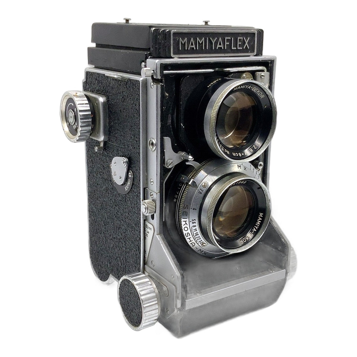 Mamiya Mamiyaflex C2 TLR mit Sekor 8cm 1:2.8 Seikosha-MX zweiäugige Kamera