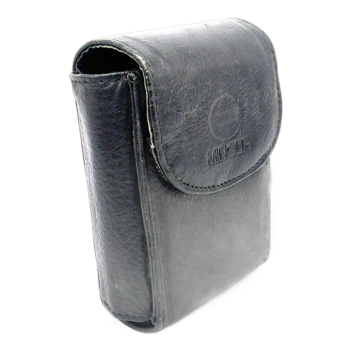 Minolta Vectis 2000/3000 APS Ledertasche Tasche Schwarz Camera Bag Kameratasche