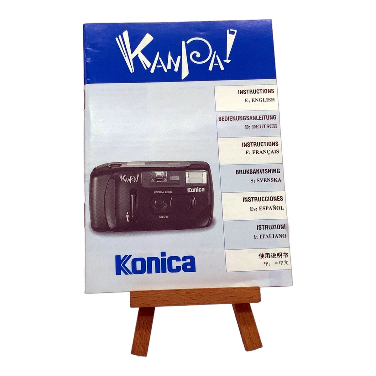 Konica Kanpa! 35mm Bedienungsanleitung User Manual Handbuch Deutsch