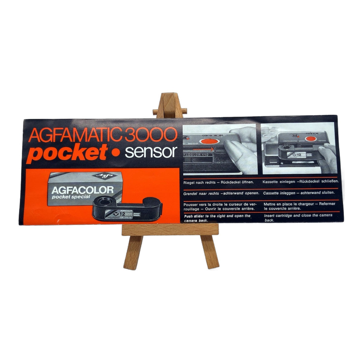 Agfa Agfamatic 3000 pocket sensor Bedienungsanleitung Deutsch