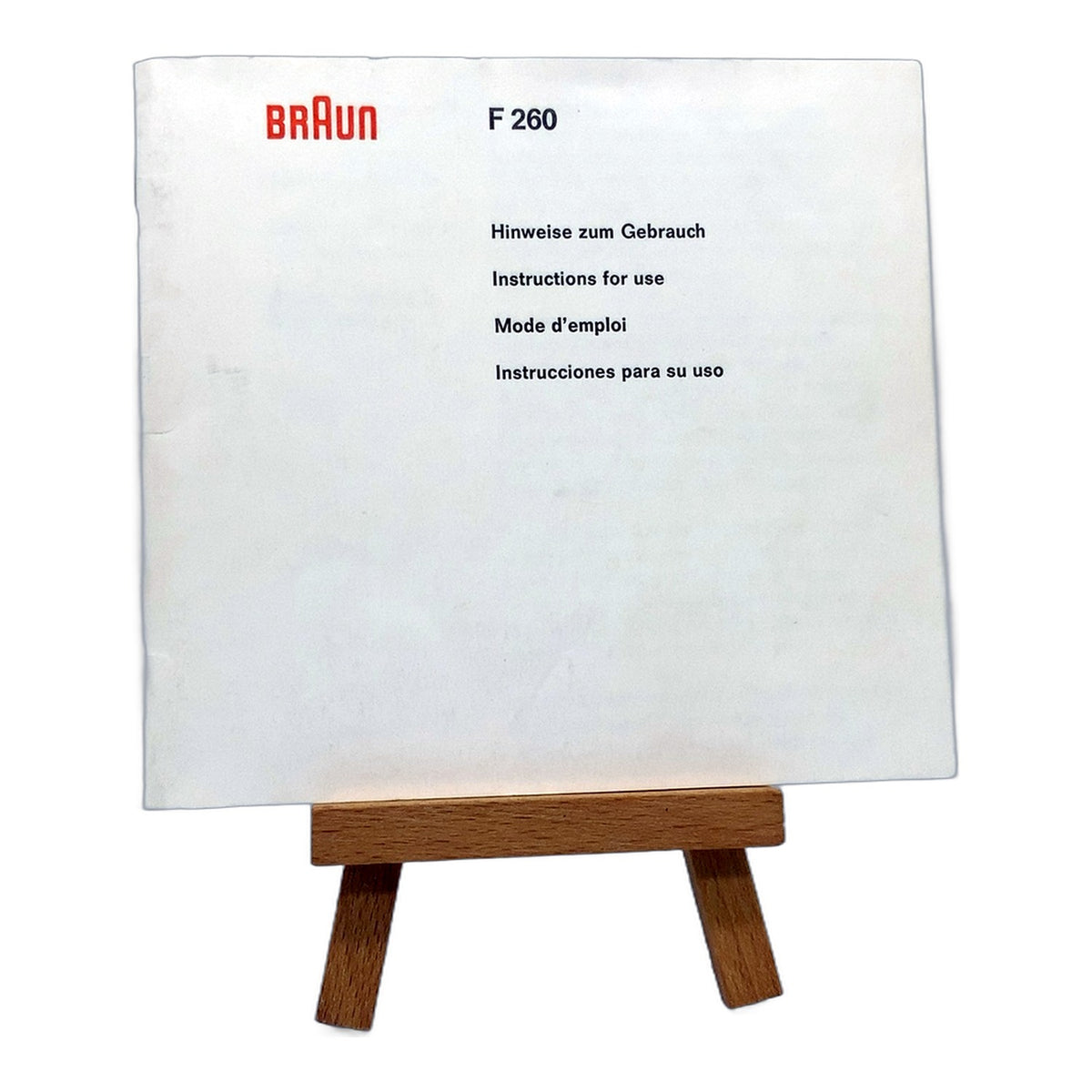 Canon F260 Bedienungsanleitung User Manual Handbuch Deutsch