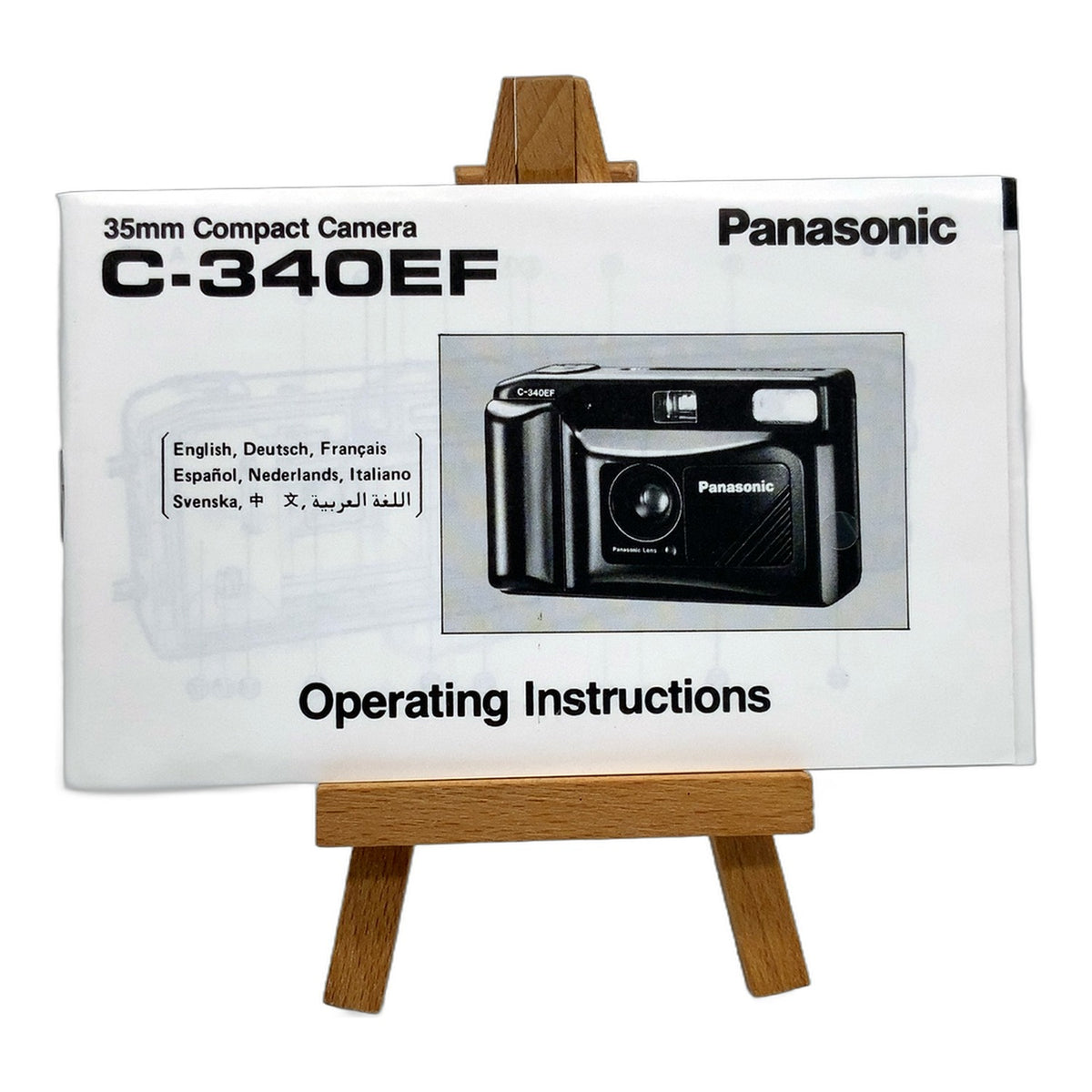 Panasonic C-340EF Bedienungsanleitung User Manual Handbuch Deutsch
