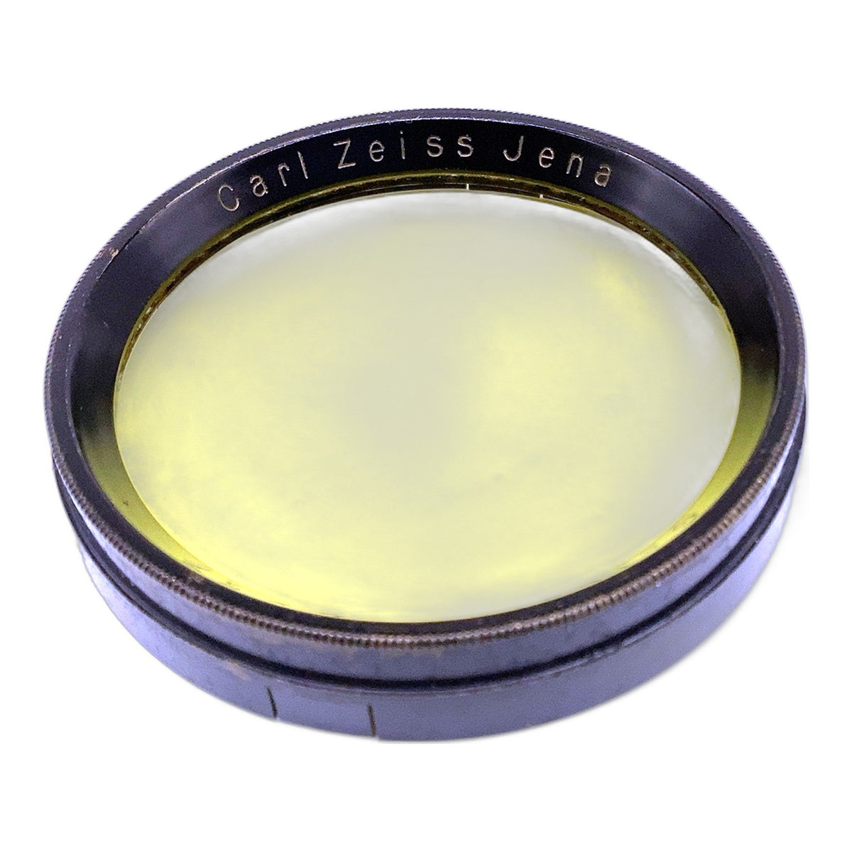 Carl Zeiss Jena Farbfilter Gelbglas L x 57 Slip On Filter 57mm Steckfilter