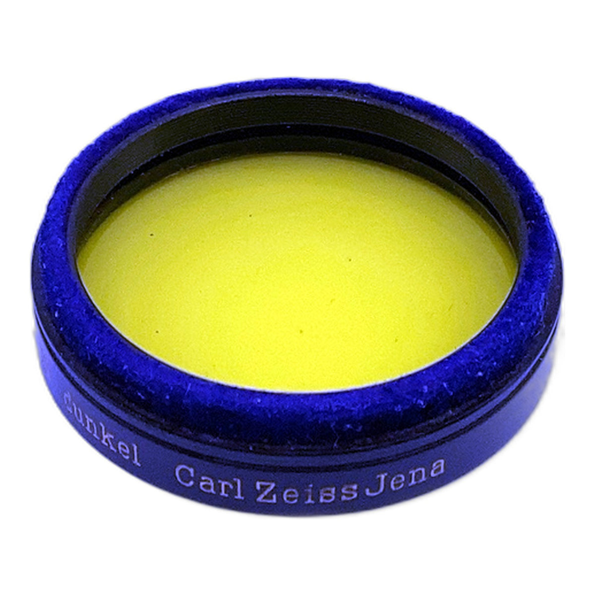 Carl Zeiss Jena Farbfilter Gelbglasfilter III dunkel Filter 32mm Kreisförmig
