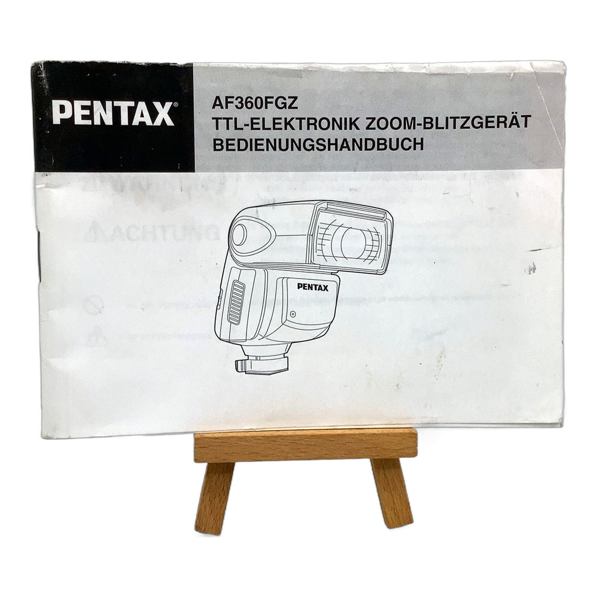 Pentax AF 360 FGZ Blitzgerät Bedienungsanleitung Deutsch