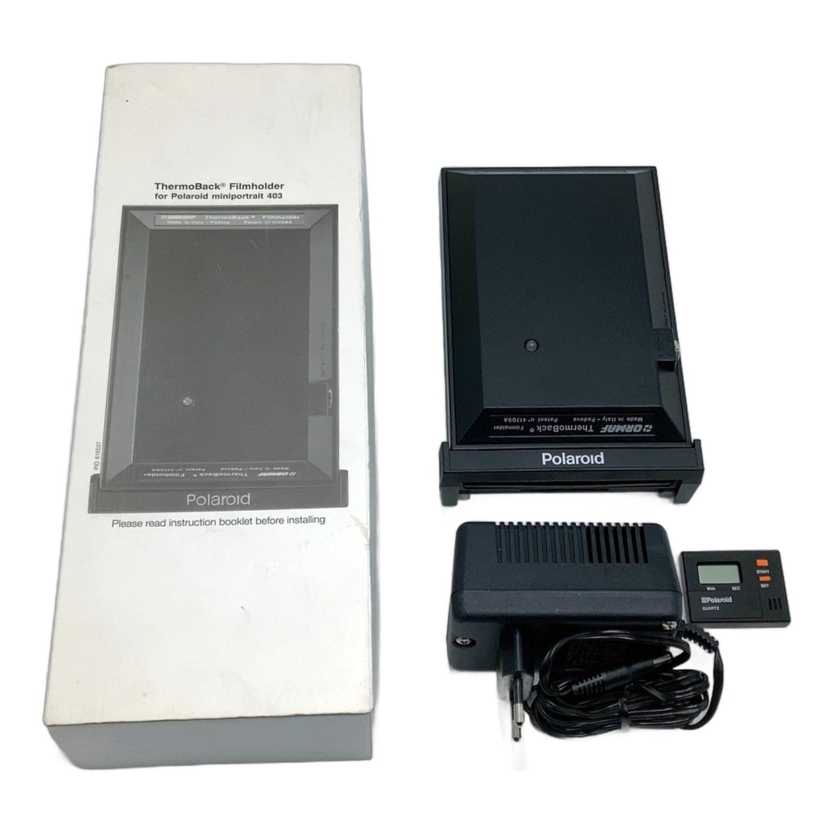 Ormaf Thermo Back Magazin für Polaroid Miniportrait 403 mit Heizung 20-24°C