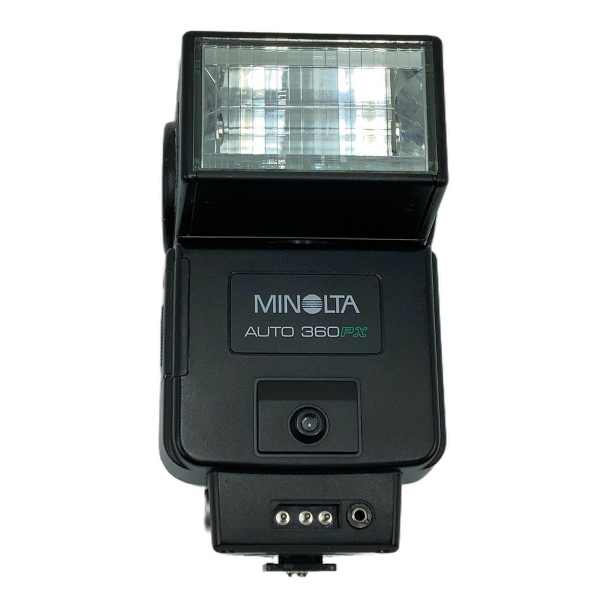 Minolta Auto 360PX Blitzgerät Kamera Blitz Aufsteckblitz Flash Licht