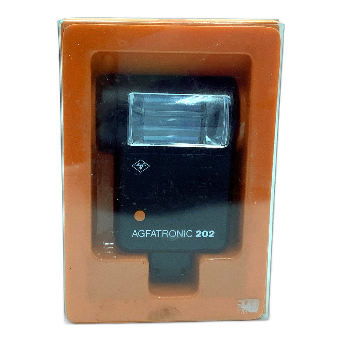Agfa Agfatronic 202 Blitzgerät Mittelkontakt  Blitz Aufsteckblitz Flash in OVP