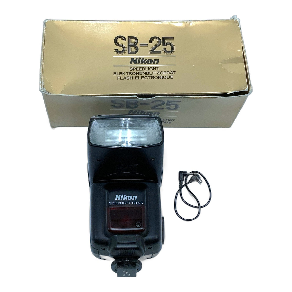 Nikon Speedlight SB-25 Blitzgerät Kamera Blitz Aufsteckblitz Flash Licht in OVP