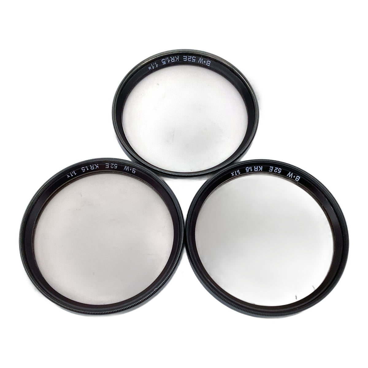 B+W Korrekturfilter 52mm Filter 52E KR1,5 1,1x Filtergewinde 3 Stück