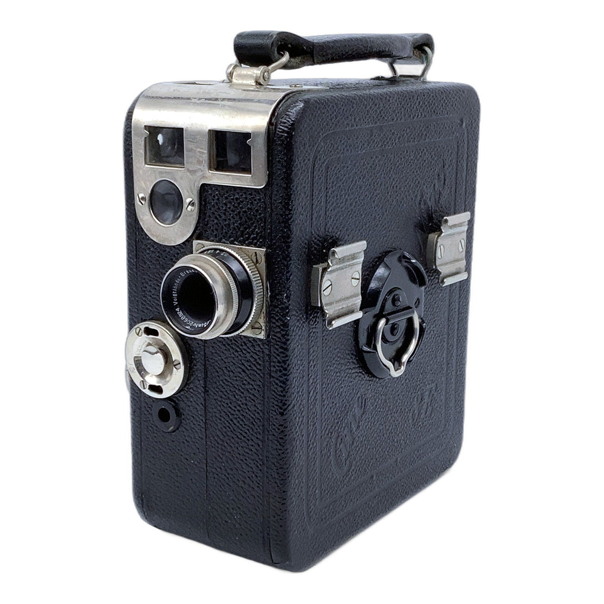 Braun Cine Nizo 8E Filmkamera mit Voigtländer Skopar 1,25cm 1:2.7 Movie Camera
