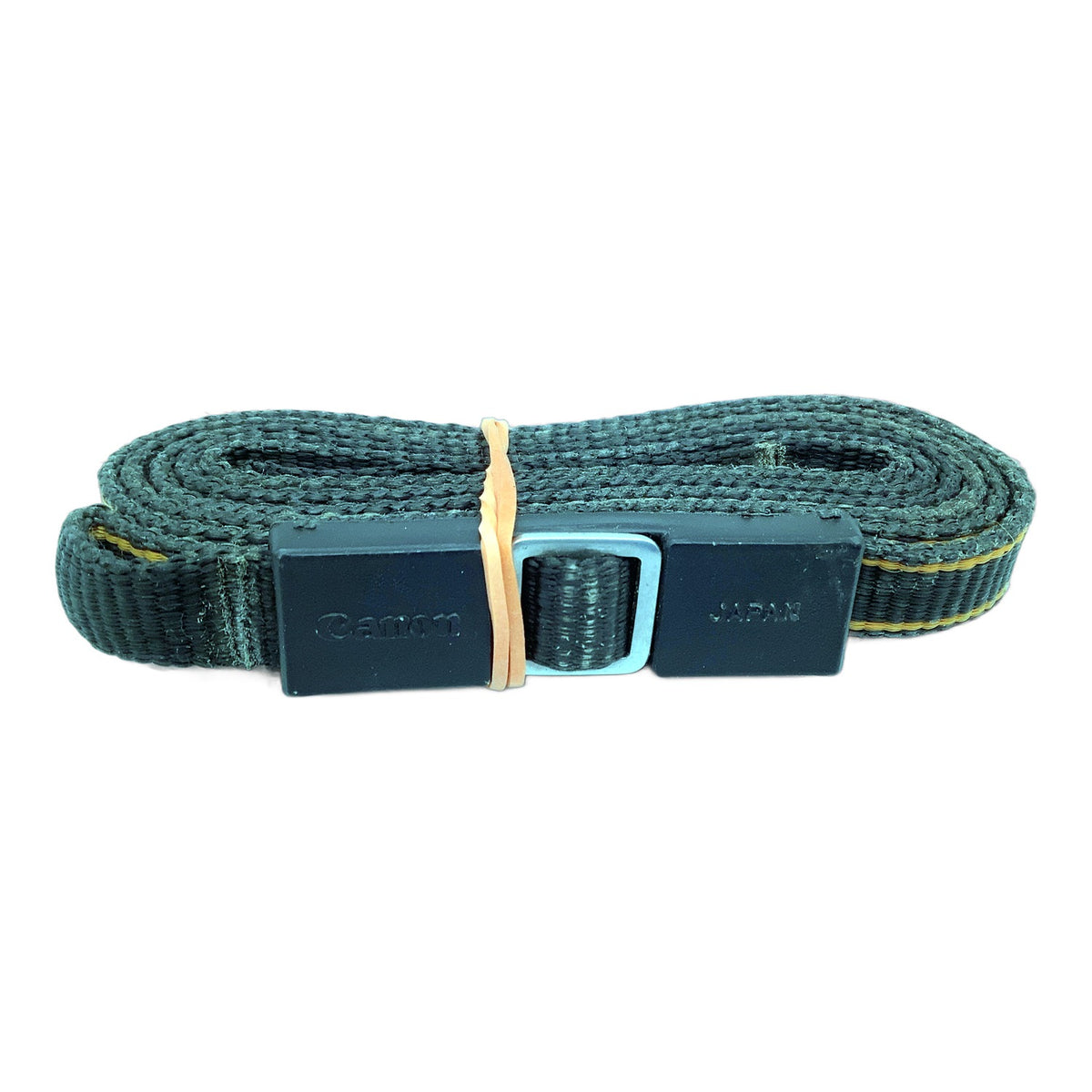 Canon ca. 10mm breit Gurt schwarz/orange Hals Schultergurt Kameragurt Neck Strap