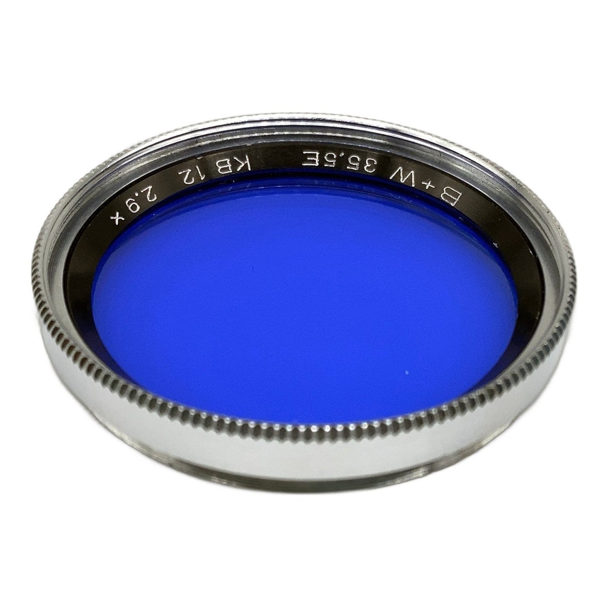B+W Farbfilter 35,5E blau/blue KB12 2.9x Filter 35,5mm Kreisförmig