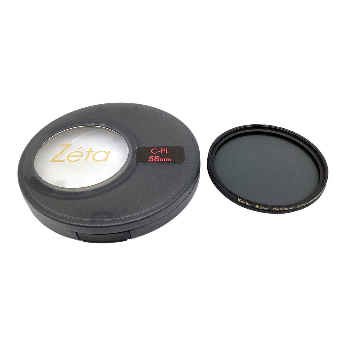 Kenko Polfilter Zeta Wideband C-PL (W) in Box Filter 58mm Kreisförmig