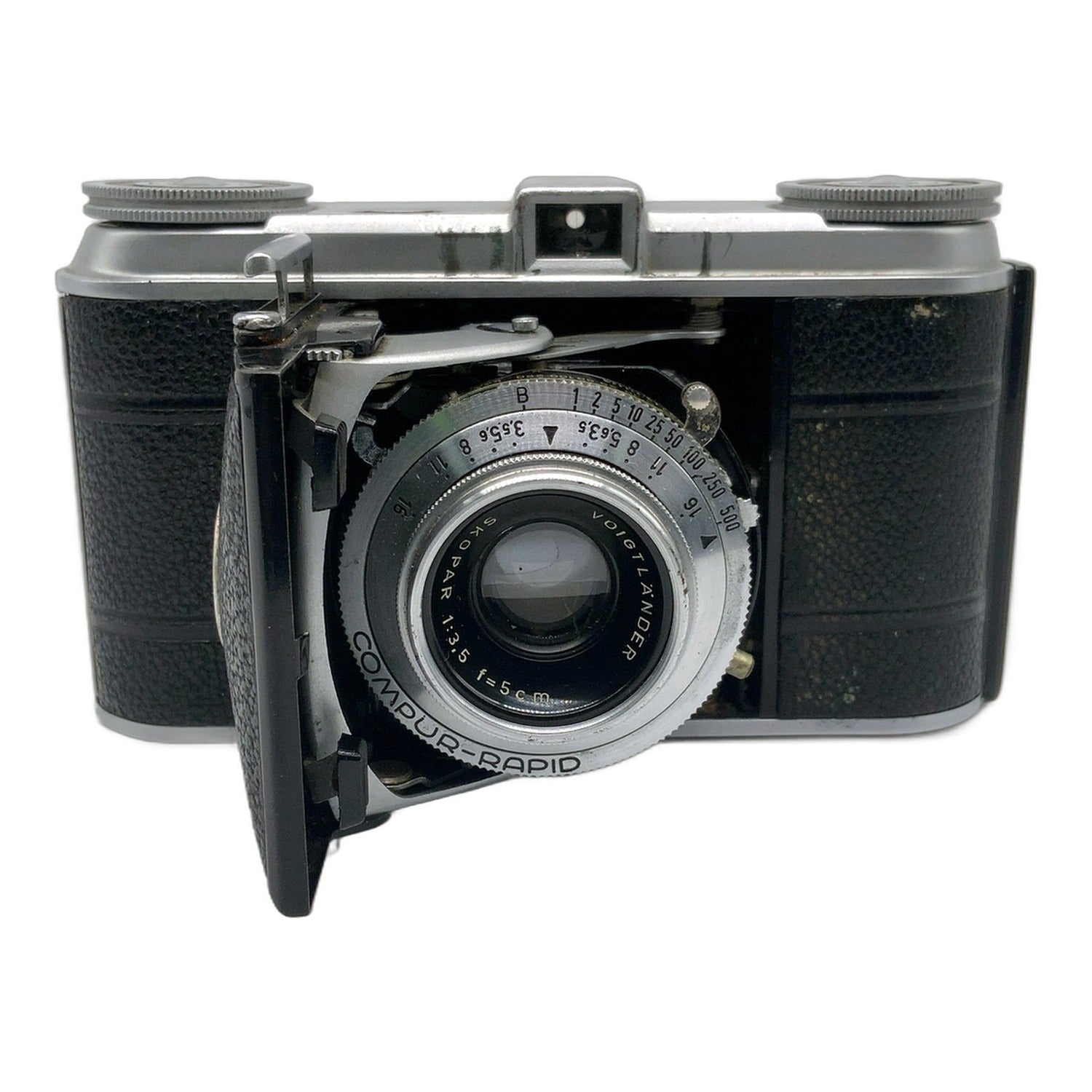 Voigtländer Vito Klappkamera mit Skopar 5cm 1:3.5 Compur-Rapid Analogkamera