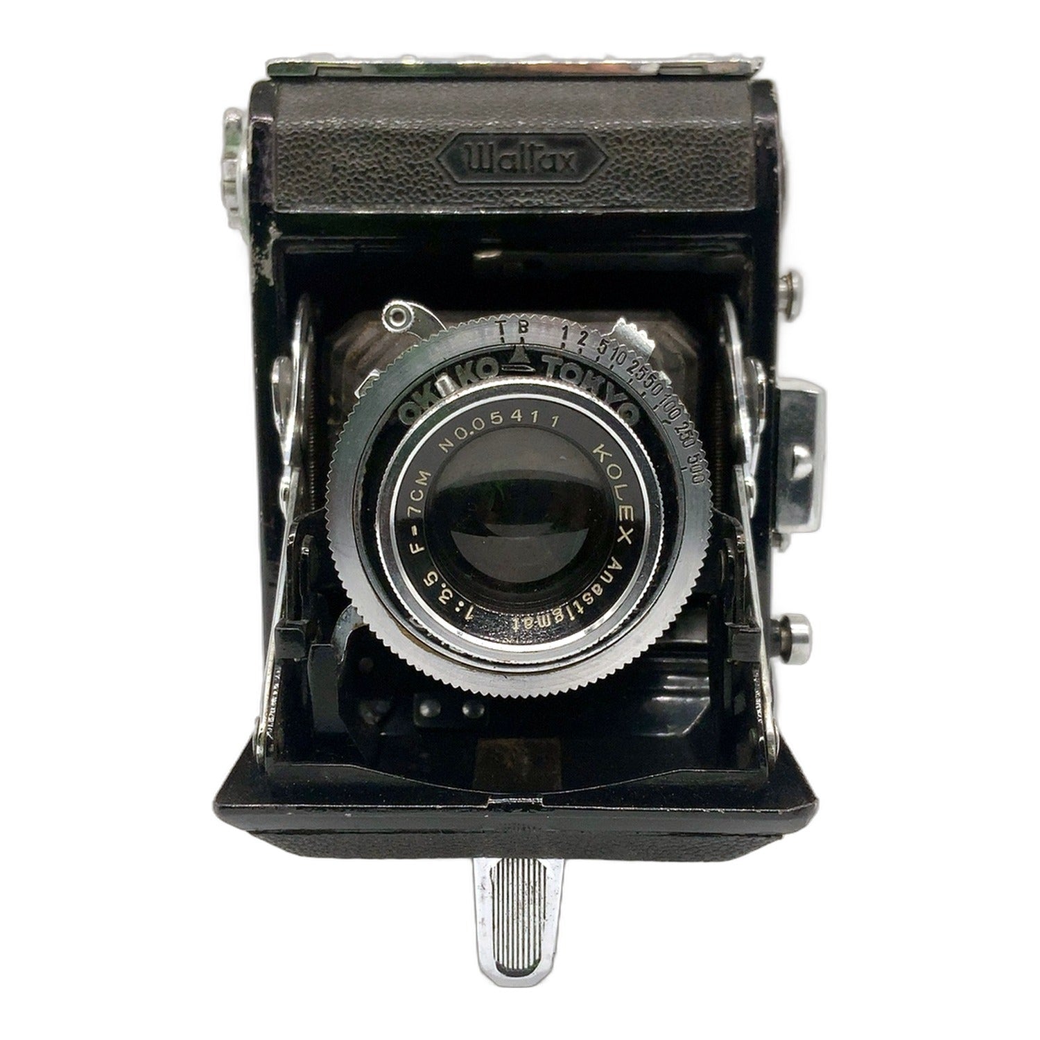Okako Waltax Klappkamera mit Kolex Anastigmat 7cm 1:3.5 Dabit-Super Analogkamera