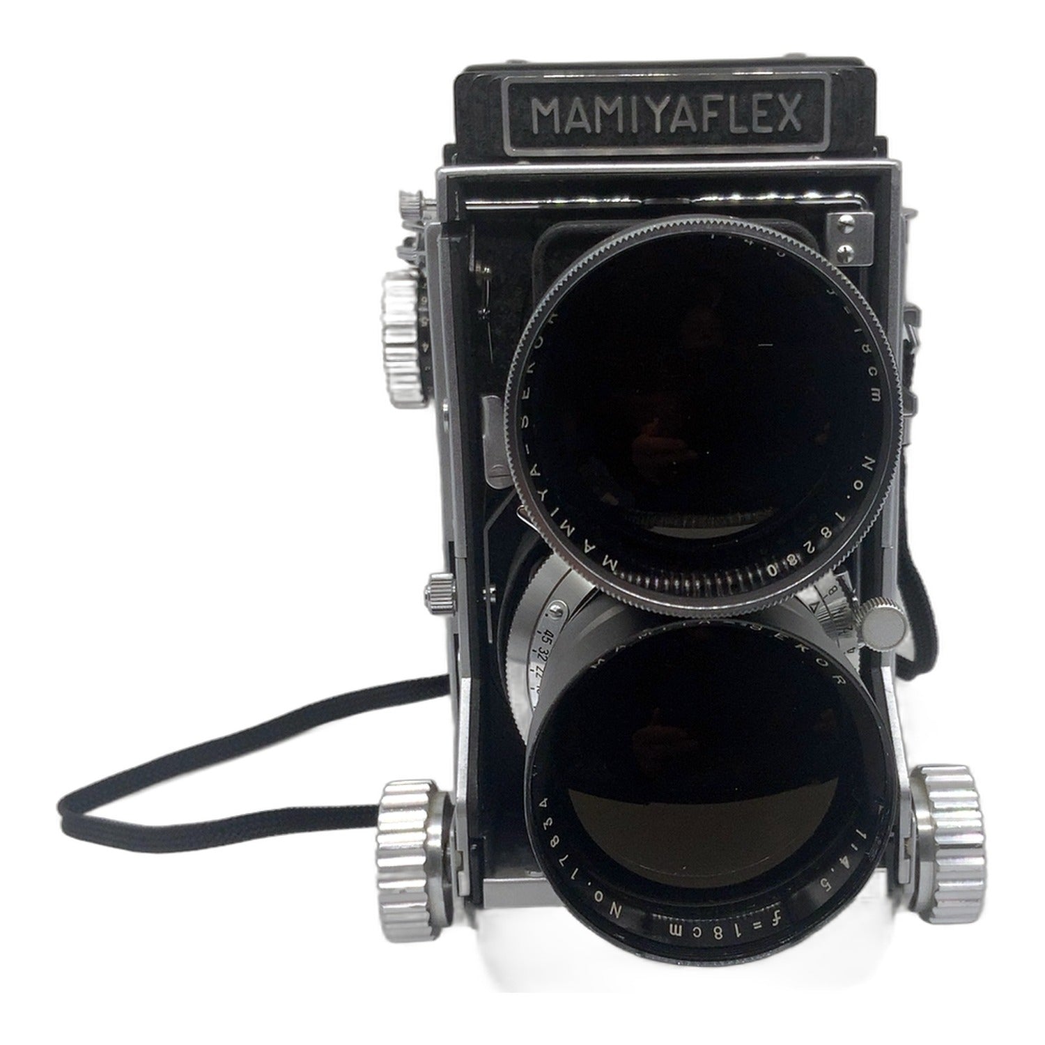 Mamiya Mamiyaflex C2 Pro TLR mit Sekor 180mm 1:4.5 zweiäugige Kamera