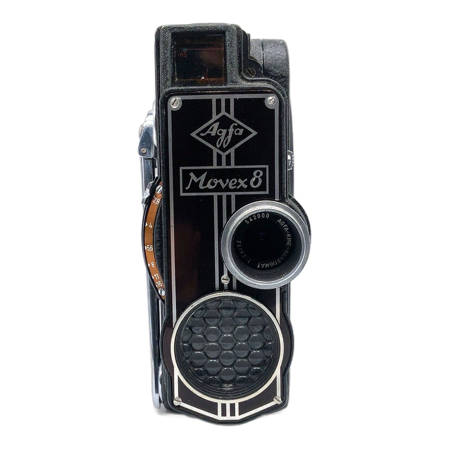 Agfa Movex 8 Filmkamera mit Kine-Anastigmat 1:2.8 f=1.2cm Movie Camera