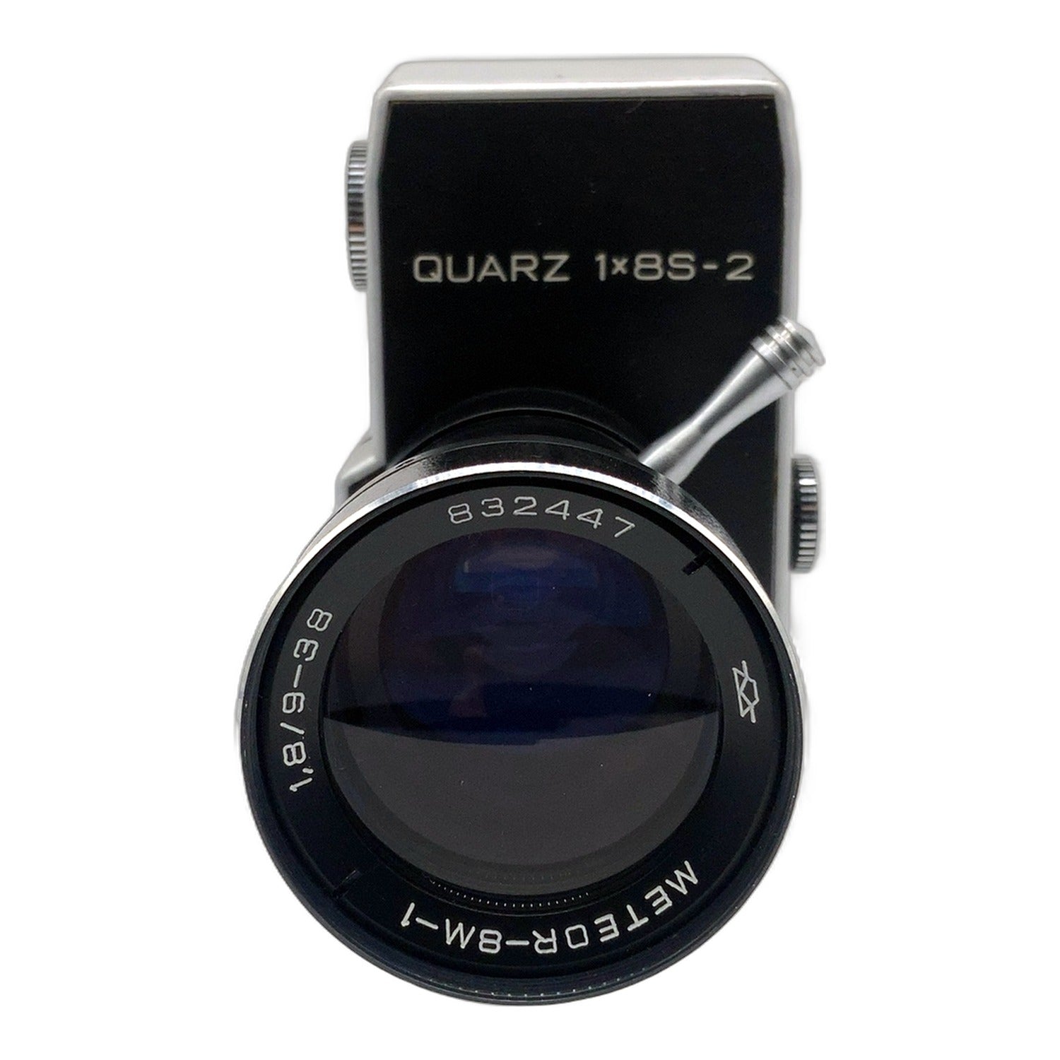 KMZ Quarz 1x86-2 Filmkamera mit Meteor-8M-1 9-38mm 1:1.8 Movie Camera