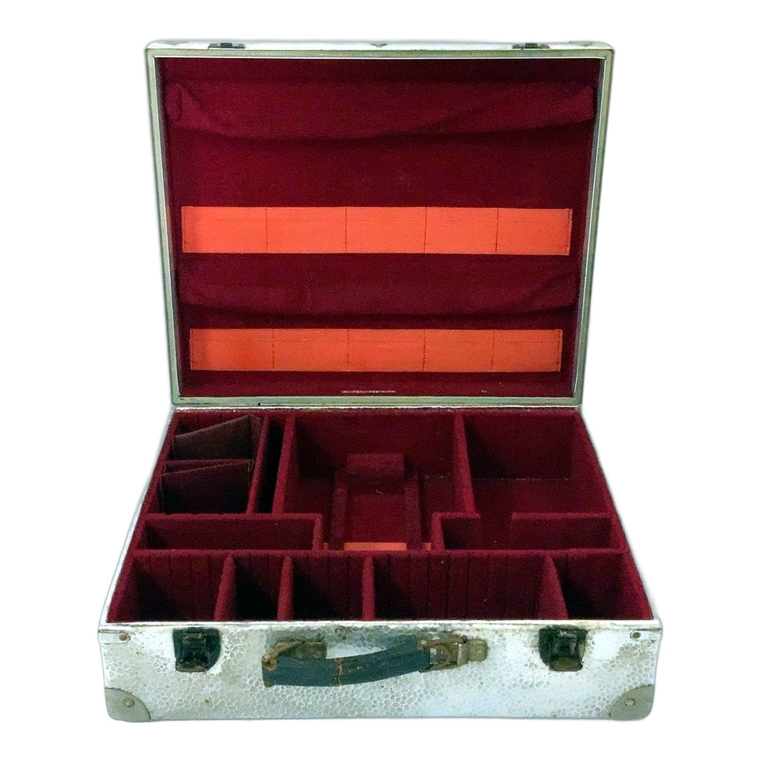 Linhof Alukoffer 48x41x16 Koffer Silber starker Rost Camera Case Kamerakoffer