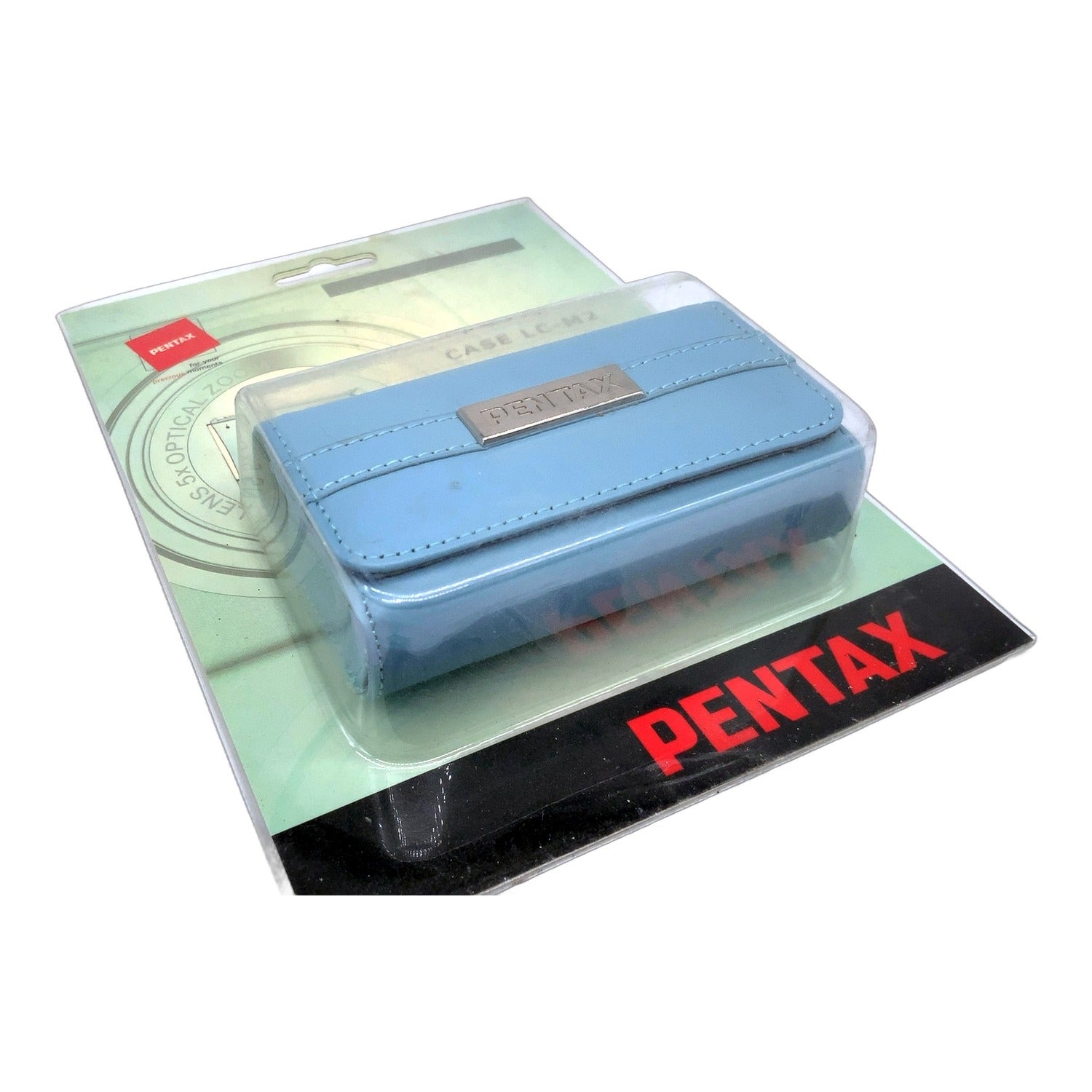 Pentax Case LC-M2 Leather Case Optio M and L Series Tasche Blau Kameratasche