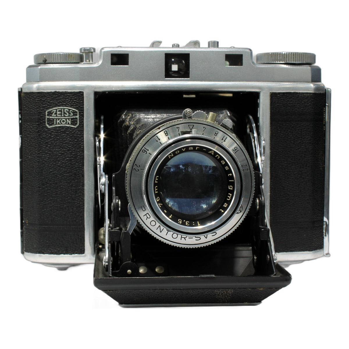 Appareil photo pliant Zeiss Ikon Ikonta M 524/16, objectif Novar Anastigmat 1:3.5 f=75mm, Prontor-SVS