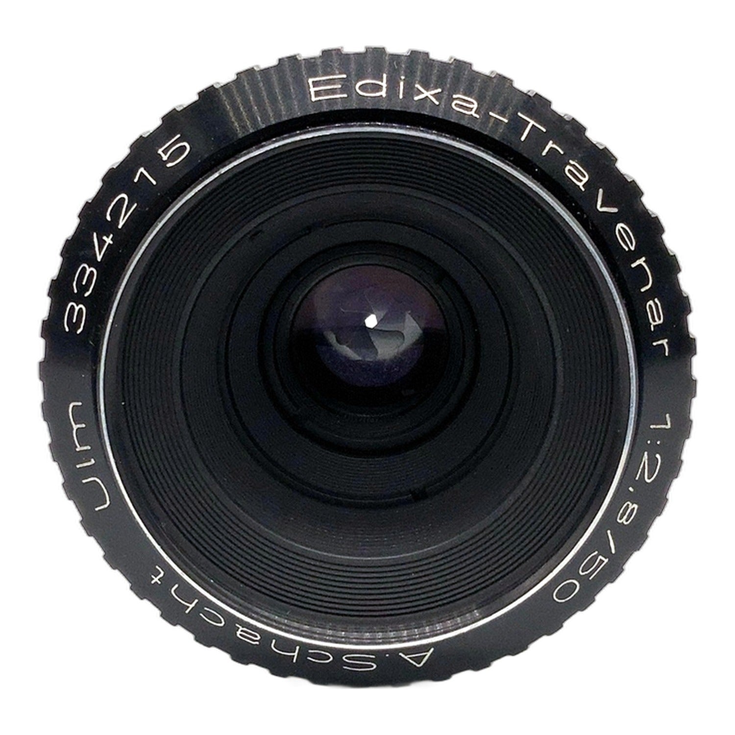 A.Schacht Ulm Edixa-Travena 50mm 1:2.8 Objektiv Festbrennweite (Edixa Rex) Pilz!