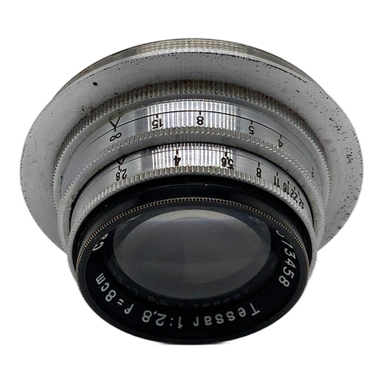 Carl Zeiss Jena Tessar 80mm 1:2.8 Objektiv manuell Festbrennweite (M55)