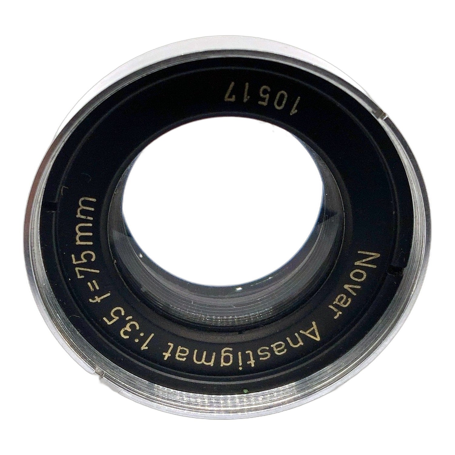 Novar Anastigmat 75mm 1:3.5 Objektiv Festbrennweite (für Ikoflex I, Ia, Ib, Ic)