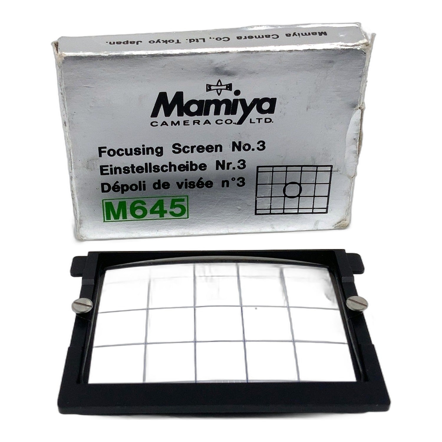 Mamiya Focusing Screen No. 3 M645 Mattscheibe in OVP Fotozubehör Kamerazubehör