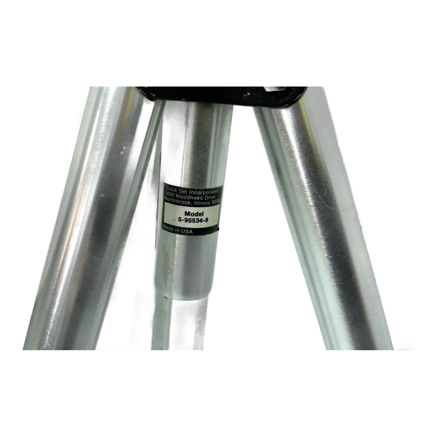 QuickSet 5-95534-9 Alustativ Stativ Silber Fotostativ Camera Tripod Kamerastativ