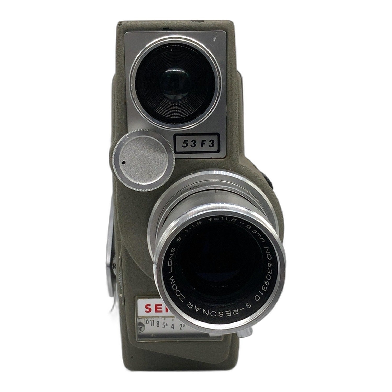 Sekonic 53 F 3 Filmkamera mit S-resonar Zoom Lens  S 11,5-25mm 1:1.8