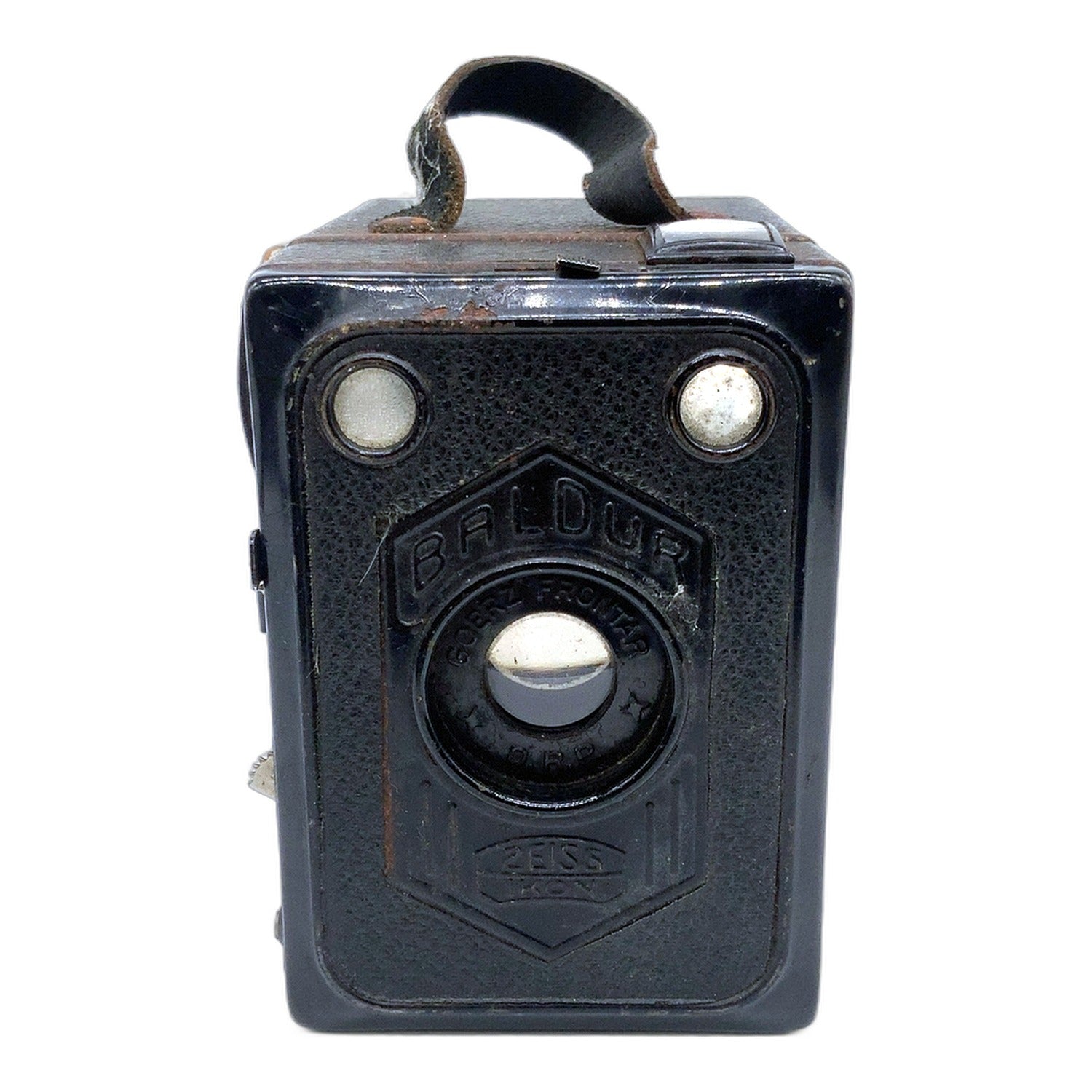 Zeiss Ikon Baldur Boxkamera mit Goerz Frontar Box Camera Kastenkamera