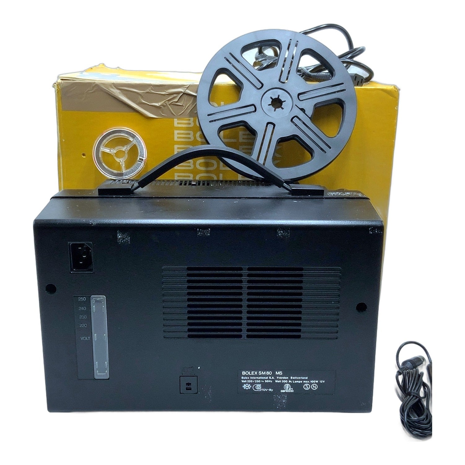 Bolex SM 80 MS Magnetic Sound Filmprojektor in OVP + Anleitung Kamerazubehör