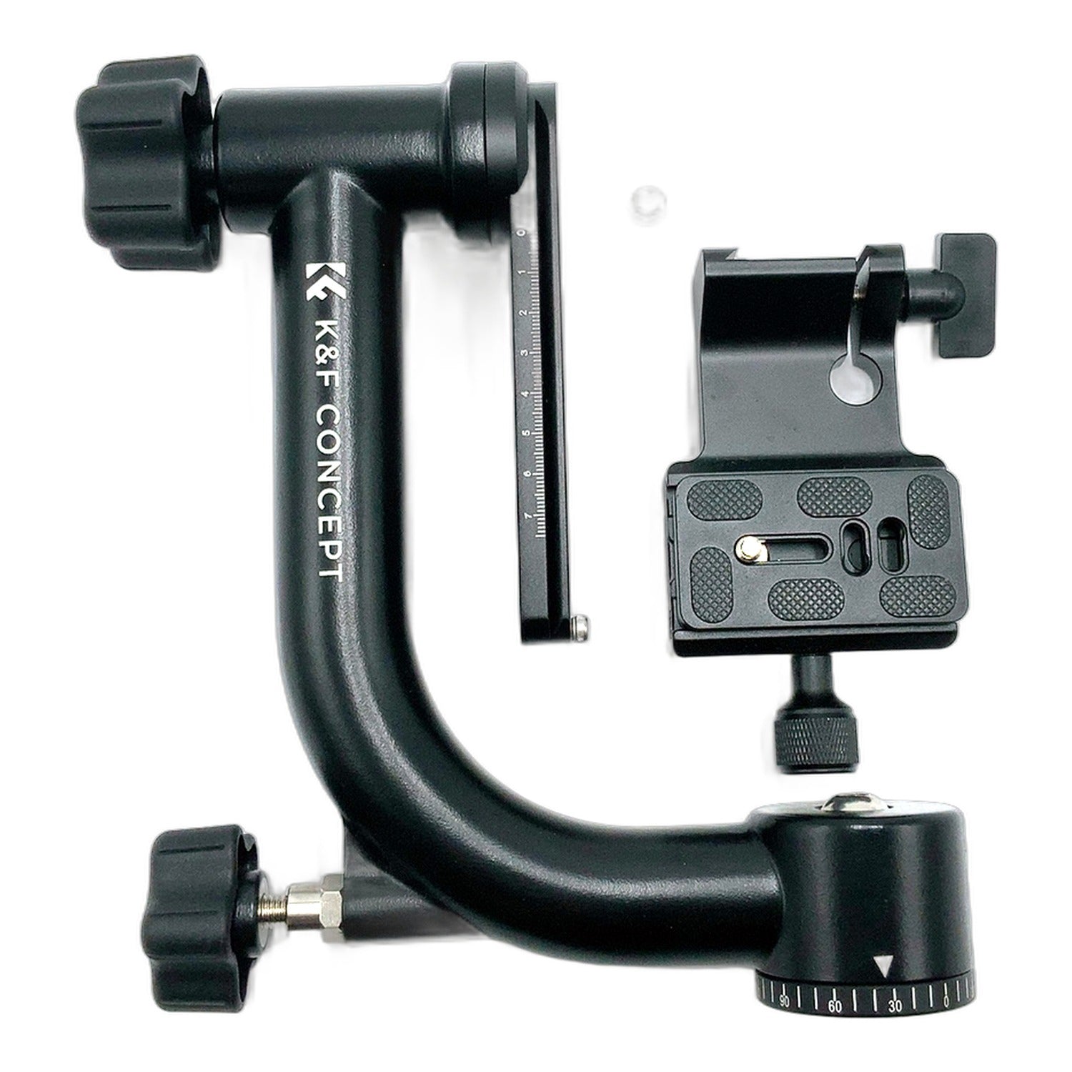 K&F Concept Aluminium Gimbalkopf Metall 360° Panorama Stativkopf