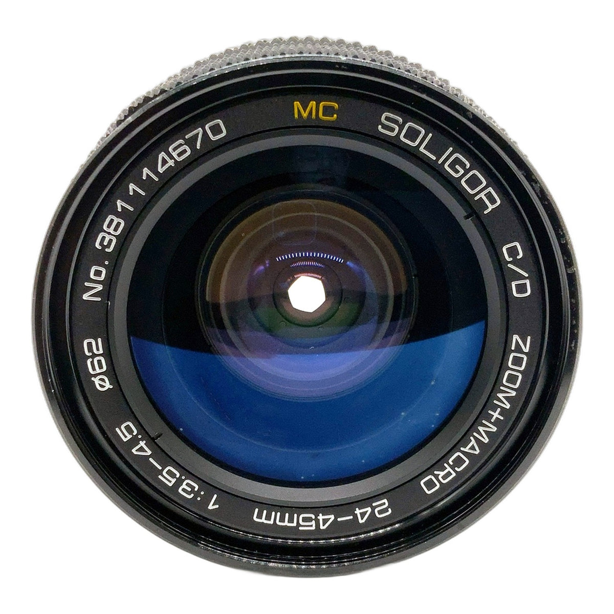 Soligor C/D Zoom + Macro MC 24-45mm 1:3.5-4.5 Objektiv (Yashica/Contax) Nebel!