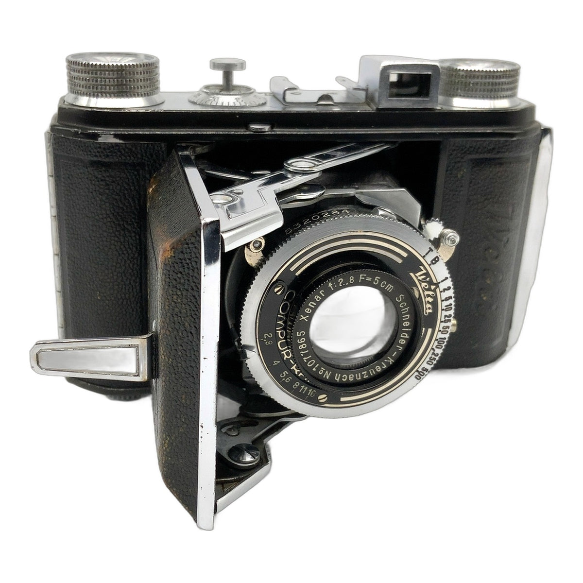 Welta Welti Klappkamera mit Xenar 50mm 1:2.8 Folding Camera Balgenkamera