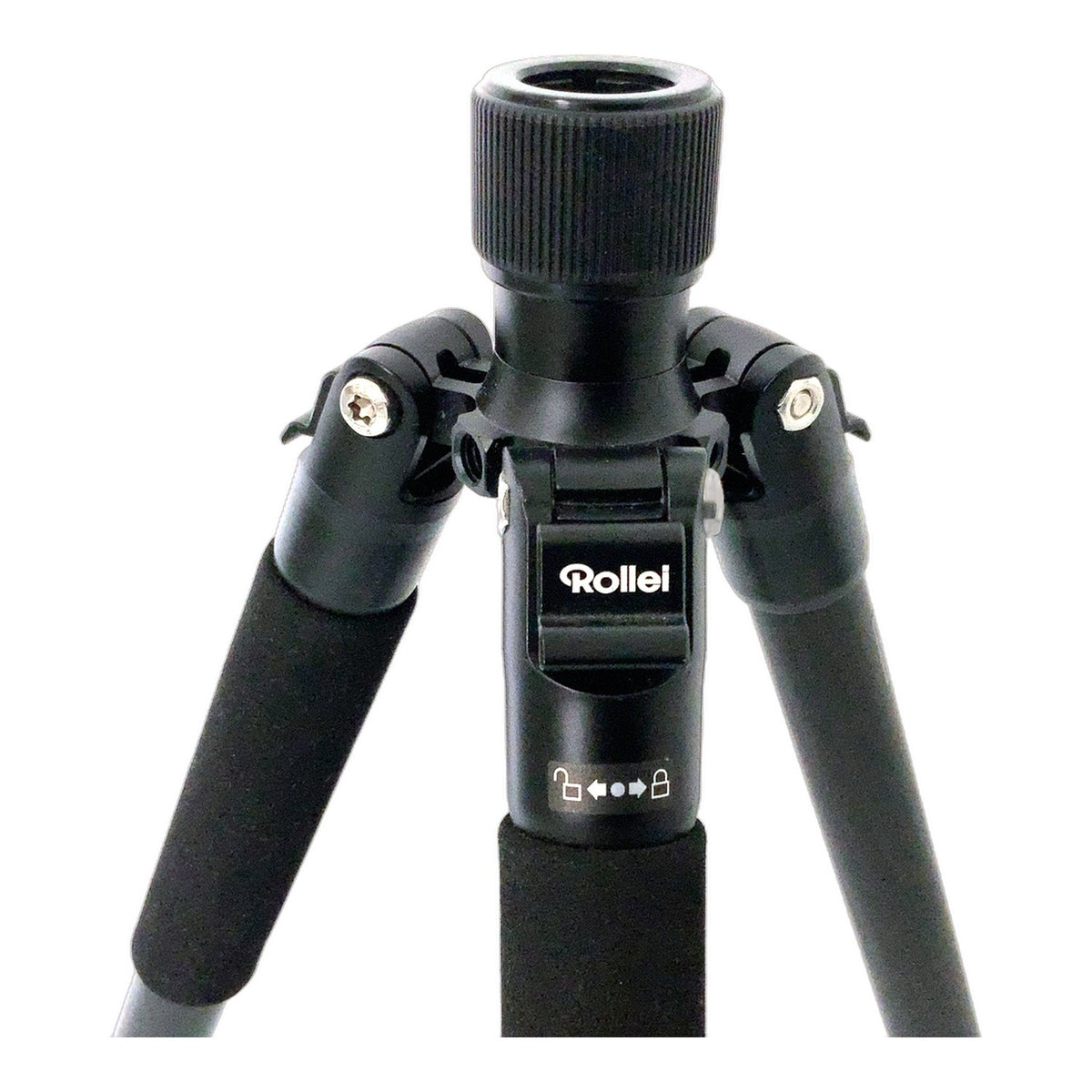 Rollei C5i Carbon Stativ Schwarz Ohne Kopf Fotostativ Camera Tripod Kamerastativ